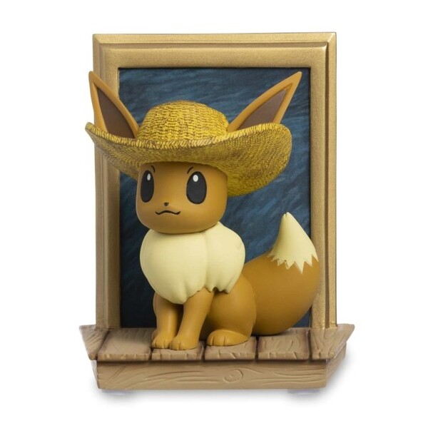 Eievui (Eevee Inspired by Self-Portrait with Straw Hat), Pocket Monsters, PokémonCenter.com, PokémonCenter.com, Van Gogh Museum, Pre-Painted